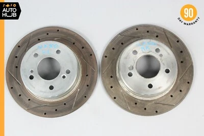 05-11 Mercedes R171 SLK300 SLK280 Rear Brake Rotor Left and Right Set OEM 57k - Image 1 of 4