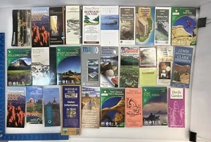 Maps Guides & Brochures From The United States Lot Of 28 Pieces - Picture 1 of 21