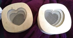 JOBLOT 2 X 3 WOODEN NESTING PLAIN POT POURRI BOXES crafts,Decoupage 14x6.5cm - Picture 1 of 7
