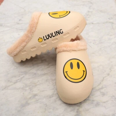 Luvling Smile Lindo Cómodo Invierno Cálido Zapatilla Regalo Goma EVA Zapatos 9-13 Foto 1 de 4