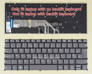 Nuova tastiera UK no retroilluminata per Lenovo IdeaPad Slim 3 14IRH8 3 14IAH8 83EL 83EQ - Foto 1 di 1