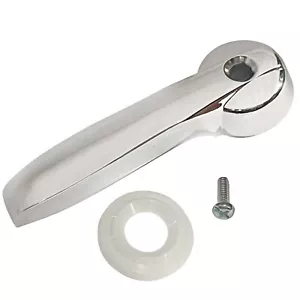 1968 1969 1970 1971 72 El Camino Tailgate Handle Chrome Metal w/Washer 1490G - Foto 1 di 3