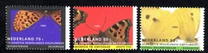 1993 Nederland SC# 830-832 - Butterflies - M-NH - Picture 1 of 1