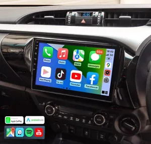 Head Unit For Toyota Hilux 2015-2022 With Apple Carplay Android Auto And Camera - Picture 1 of 24
