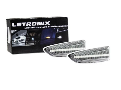 Letronix Indicatore di direzione laterale LED chiaro argento moduli Opel Astra K dal 2015 - Immagine 1 di 4
