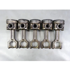 09-13 BMW E70 X5 E90 335d M57 6Cyl Diesel Piston and Connecting Rod Set of 5 OEM - Picture 1 of 8