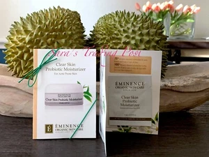 6 Eminence Clear Skin Probiotic MOISTURIZER Cream Card Samples 3ml/.10oz ea +🎁 - Picture 1 of 1