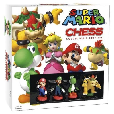 Nintendo Super Mario Bros Brothers Chess Set Game Collectors Edition NEW Sealed - Image 1 of 3