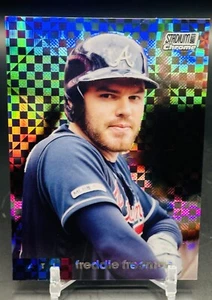 Freddie Freeman Xfractor 2020 Topps Stadium Club Chrome Braves Dodgers WS MVP - Picture 1 of 2