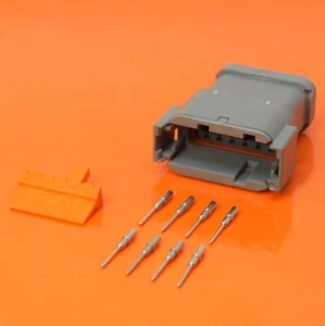 Deutsch DTM Series 12 Way Socket Connector Kit DTM04-12PA-E003 + Pins & Wedglock - Picture 1 of 5