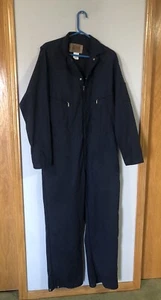 Field N’ Forest overalls Navy Blue Size Large Tall 46T L-T 32” Inseam Unlined - Picture 1 of 12
