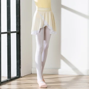 Girls Ballet Dance Skirt Ruffle Swing Latin Cha-Cha Practice Dancewear Skirt - Picture 1 of 7