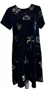 Vintage Cactus Women’s Dress Black Size S - Picture 1 of 3