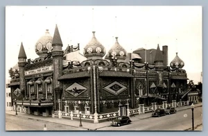 MITCHELL SD WORLD'S ONLY CORN PALACE ANTIQUE REAL PHOTO POSTCARD RPPC - Picture 1 of 2