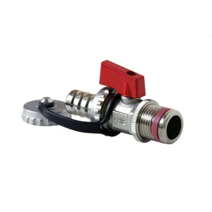 KFE Hahn Kessel 1/2" Heizung Füll- Entleerungshahn Messing selbstdichtend - Bild 1 von 1
