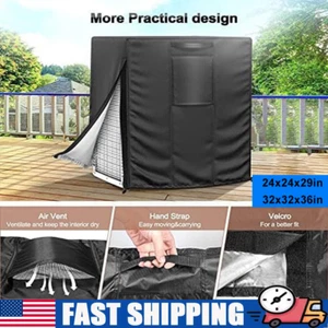 Heavy Duty Air Conditioner Cover Central AC Outdoor Protect Waterproof Dustproof - Picture 1 of 20