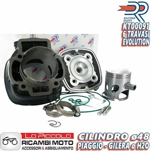 GRUPPO TERMICO DR LIQUIDO CILINDRO D 48 MODIFICA MOTORE 70cc GILERA RUNNER SP 50 - Imagen 1 de 1