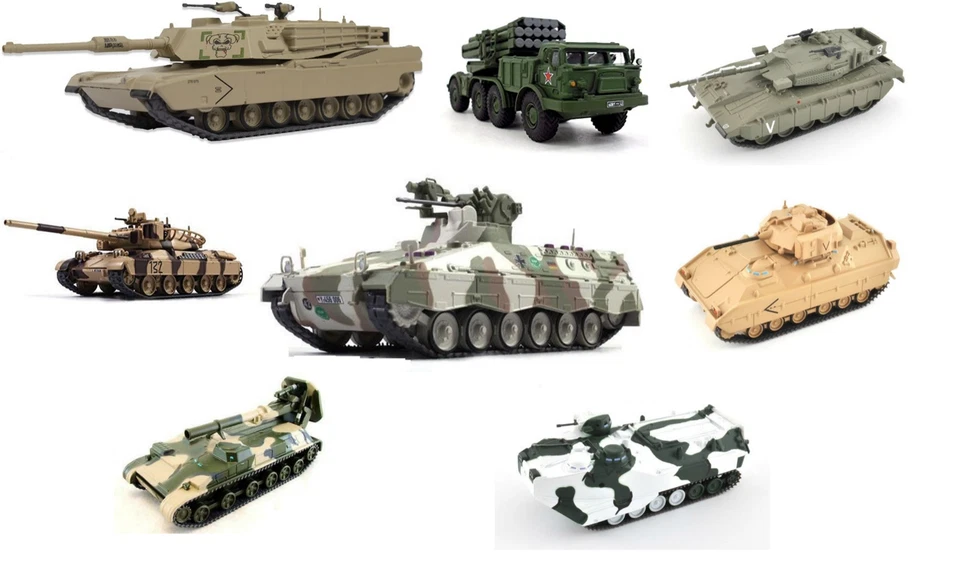 Die Cast Panzer Tank Fertigmodelle Tank auf Karton 1:72 - Bild 1 von 1