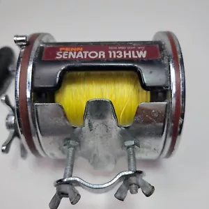 Penn 113HLW Senator 4/0 breite Angelrolle mit Aluminiumspule in guter Arbeitsform - Bild 1 von 19