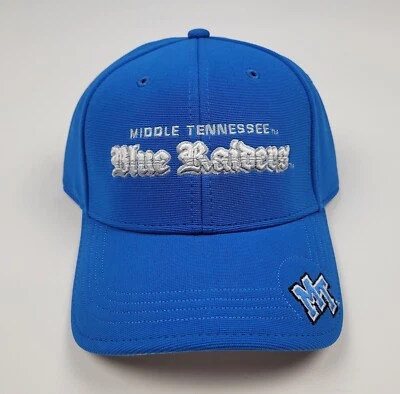 Middle Tennessee Blue Raiders hat embroidered blue cap - Image 1 of 4