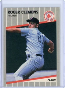 1989 Fleer #85 ROGER CLEMENS Boston Red Sox - Picture 1 of 2