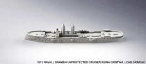 Reina Cristina - Marina spagnola - Era pre Dreadnought - Wargaming - Asse e alleato - Foto 1 di 5