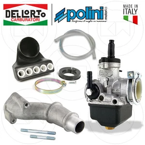KIT CARBURATORE PHBL 24 DELL'ORTO + POLINI VESPA SPECIAL 50 R L N PK S - 125 ET3 - Imagen 1 de 4