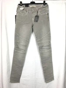 Mavi Damen Jeans Josie Low-Rise, Skinny Hellgrau W30 L34