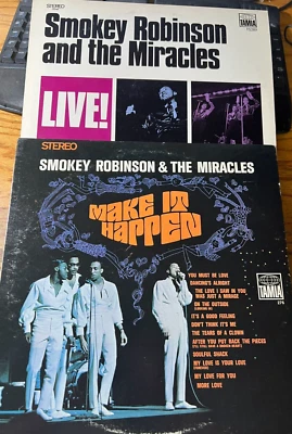 RARE LP VINYL ALBUMS: Smokey Robinson and the Miracles LIVE, Make It Happen (FH) - Image 1 of 4