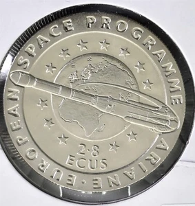 GIBRALTAR ~ 2.8 ECUS ~ 1993 Proof-Like Coin ~ Uncirculated ~ *M248 - Picture 1 of 3