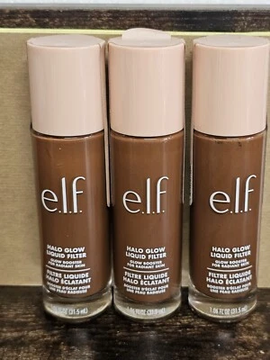3 e.l.f. Halo Glow Liquid Filter Radiant Skin Glow Booster Shade 8 Rich  1.06oz - Image 1 of 4