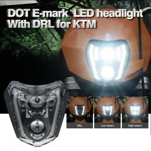 Faro LED di certificazione E24 per KTM EXC-F 350 500 XCF-W 150 450 690 Smc R - Bild 1 von 12