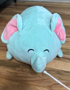 Linzy Toy Squishy Soft Elephant Plush Stuffed Animal 15” Smoochy Pals EXCELLENT - Picture 1 of 9
