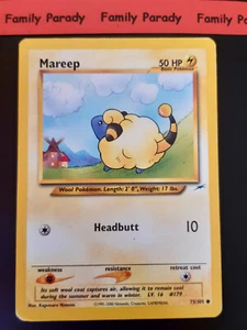 Mareep 50hp 75/105 Pokemon Card Wizards Neo Destiny English 07 - Picture 1 of 2