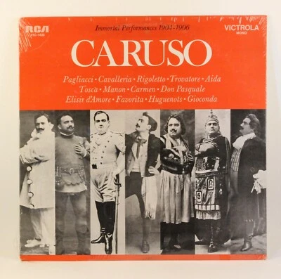Enrico Caruso Immortal Performances 1904-1906 Brand New Sealed SS RCA Vic-1430 - Image 1 of 2