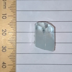 Aquamarine rough gemstone natural clear terminated Aqua crystal Shigar 16.2ct - Picture 1 of 7