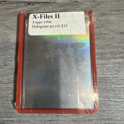 1996 Topps The X-Files Hologram Set 1 - 4 Scully SP Mulder - Image 1 of 2