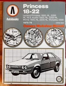 Princess 18-22 Autobooks Workshop Manual 1975 - 1978 Leyland Austin Wolseley *Ex - Picture 1 of 8