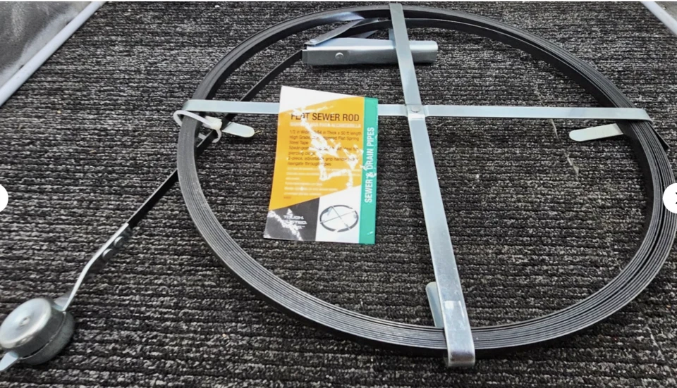 Cobra 50500 Flat Sewer Rod 1/2”Wide, 3/64”thick, 50’ Long - Image 1 of 1