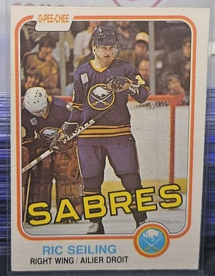 81-82 O-Pee-Chee Ric Seiling 🚨🚨🚨 Buffalo Sabres  - Image 1 of 2