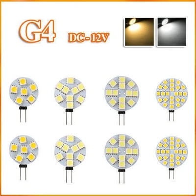 10/6X G4 LED DC 12V 1W 2W 3W SMD Leuchtmittel Lampen Dimmbar Warmweiß Kaltweiß - Bild 1 von 4