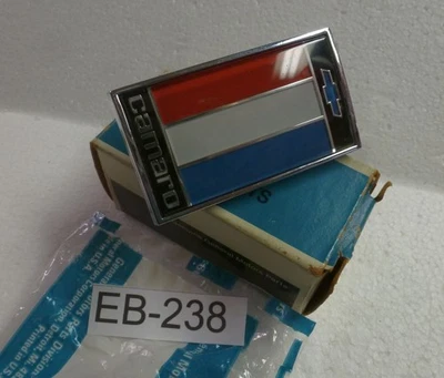 Chevy Camaro Grille Header Emblem 75-77 NOS OEM 358799 EB238 - Image 1 of 4