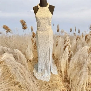 Nwtt Boho Wedding Cocktail Maxi Dress Lulus Sz Med - Picture 1 of 14