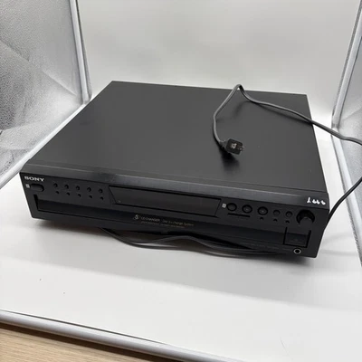 Sony CDP-CE375 5 Disc Carousel CD Changer-No Remote-2009-Tested/Working - Image 1 of 4