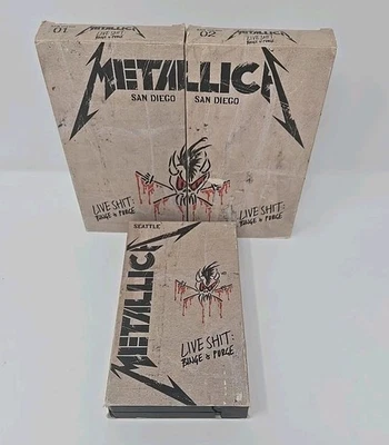 Metallica Live Shit : Binge and Purge Seattle and San Diego VHS  Tape Set - Image 1 of 4