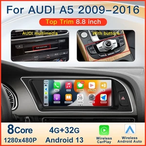 8.8" Für Audi Q5 Android Radio Autoradio Stereo GPS CarPlay Navi 4G HD Display - Picture 1 of 13