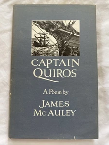 Captain Quiros A Poem By James McAuley Hardcover 1964 - Foto 1 di 10