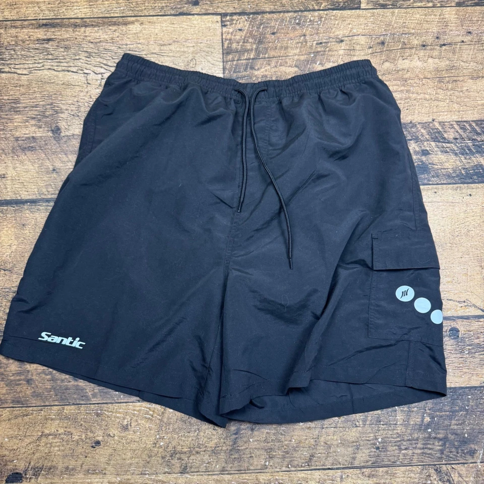 Pantalones Cortos de Ciclismo Santic Para Hombre Negros Forro Acolchado Bolsillos de Carga 3XL NUEVOS CON ETIQUETAS Foto 1 de 4