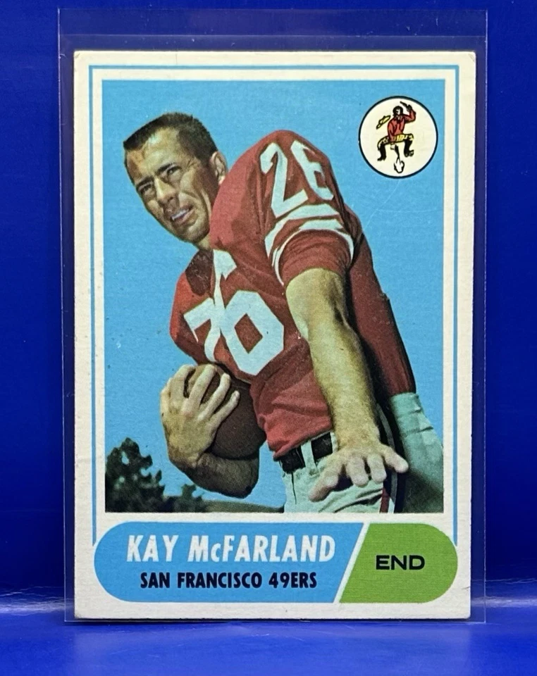 1968 TOPPS SET BREAK Kay McFarland #113 San Francisco 49ers EX - Image 1 of 2