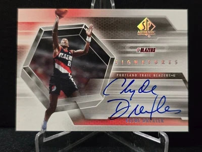 2004-05 SP Authentic Signatures CLYDE DREXLER AUTO #SP-CL - Image 1 of 2